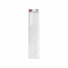 Papel crespon liderpapel 50 cm x 2.5m 34g/m2 blanco