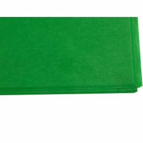 Papel seda liderpapel verde medio 52x76 cm 18 gr paquete de 25 hojas