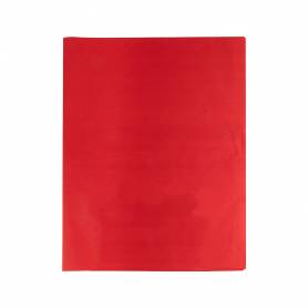 Papel seda liderpapel rojo 52x76 cm 18 gr paquete de 25 hojas