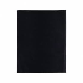 Papel seda liderpapel negro 52x76 cm 18 gr paquete de 25 hojas