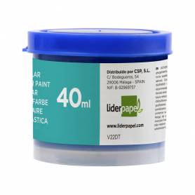 Tempera liderpapel escolar 40 ml azul ultramar