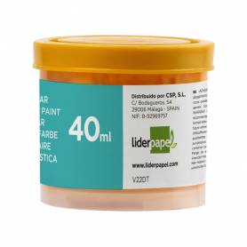 Tempera liderpapel escolar 40 ml amarillo oro