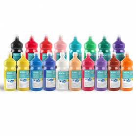 Tempera liquida liderpapel escolar 1000 ml azul marino