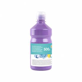 Tempera liquida liderpapel escolar 500 ml lila