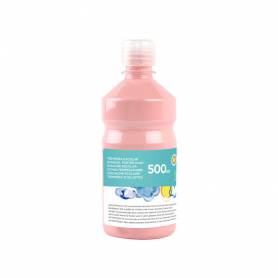 Tempera liquida liderpapel escolar 500 ml rosa