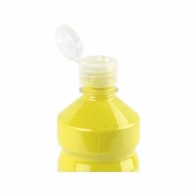 Tempera liquida liderpapel escolar 500 ml amarillo limon