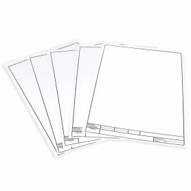 Papel dibujo liderpapel 210x297mm 150g/m2 con cajetin