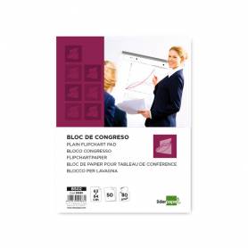 Bloc congreso liderpapel liso 630x840 mm 50 hojas 80g/m2