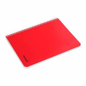 Cuaderno espiral liderpapel cuarto smart tapa blanda 80h 60gr pauta 2,5mm con margen colores surtidos