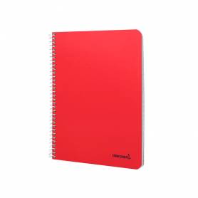 Cuaderno espiral liderpapel cuarto smart tapa blanda 80h 60gr milimetrado 2mm colores surtidos