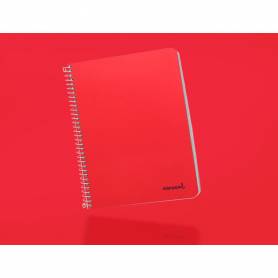 Cuaderno espiral liderpapel cuarto witty tapa dura 80h 75gr rayado nº 46 colores surtidos