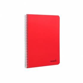 Cuaderno espiral liderpapel cuarto witty tapa dura 80h 75gr rayado nº 46 colores surtidos