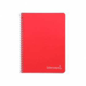 Cuaderno espiral liderpapel cuarto witty tapa dura 80h 75gr milimetrado 2mm colores surtidos