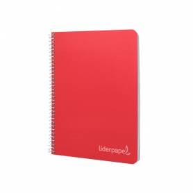 Cuaderno espiral liderpapel cuarto witty tapa dura 80h 75gr rayado montessori 3,5 mm colores surtidos