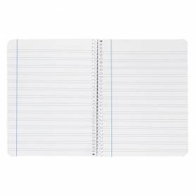 Cuaderno espiral liderpapel cuarto witty tapa dura 80h 75gr rayado montessori 5 mm colores surtidos