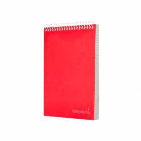 Cuaderno espiral liderpapel bolsillo octavo apaisado witty tapadura 80h 75gr cuadro 4 mm colores surtidos