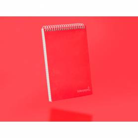 Cuaderno espiral liderpapel bolsillo dieciseiavo apaisado witty tapa dura dura 80h 60 grcuadro 4 mm colores stdos.