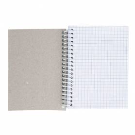 Cuaderno espiral liderpapel bolsillo octavo smart tapa blanda 80h 60gr cuadro 4mm colores surtidos