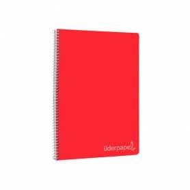 Cuaderno espiral liderpapel folio witty tapa dura 80h 75gr liso sin margen colores surtidos