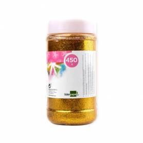 Purpurina liderpapel fantasia color oro metalizado bote de 450 gr