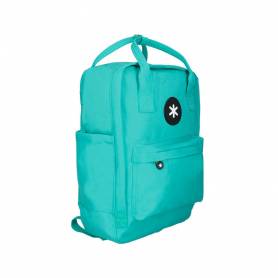 Cartera antartik mochila 2 asas y bolsillos exteriores menta 300x115x390 mm