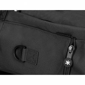 Cartera antartik mochila 2 asas y bolsillos exteriores negro 300x115x390 mm