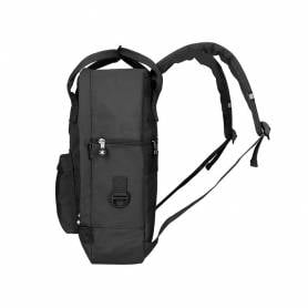 Cartera antartik mochila 2 asas y bolsillos exteriores negro 300x115x390 mm