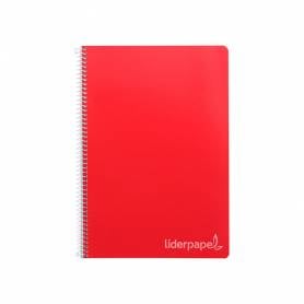 Cuaderno espiral liderpapel folio witty tapa dura 80h 75gr cuadro 8mm con margen colores surtidos