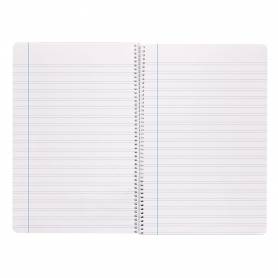 Cuaderno espiral liderpapel folio witty tapa dura 80h 75gr pauta 3,5mm con margen colores surtidos