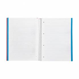 Cuaderno espiral liderpapel a4 micro jolly multidisciplina tapa forrada 140h 75gr 28h 5mm 112h hrtal.