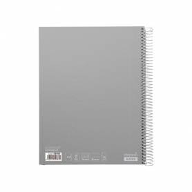 Cuaderno espiral liderpapel a4 micro jolly multidisciplina tapa forrada 140h 75gr 28h 5mm 112h hrtal.