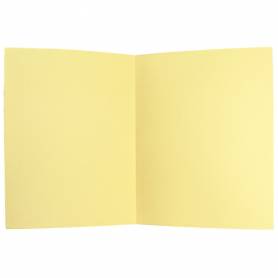 Subcarpeta liderpapel a4 amarillo pastel 180g/m2