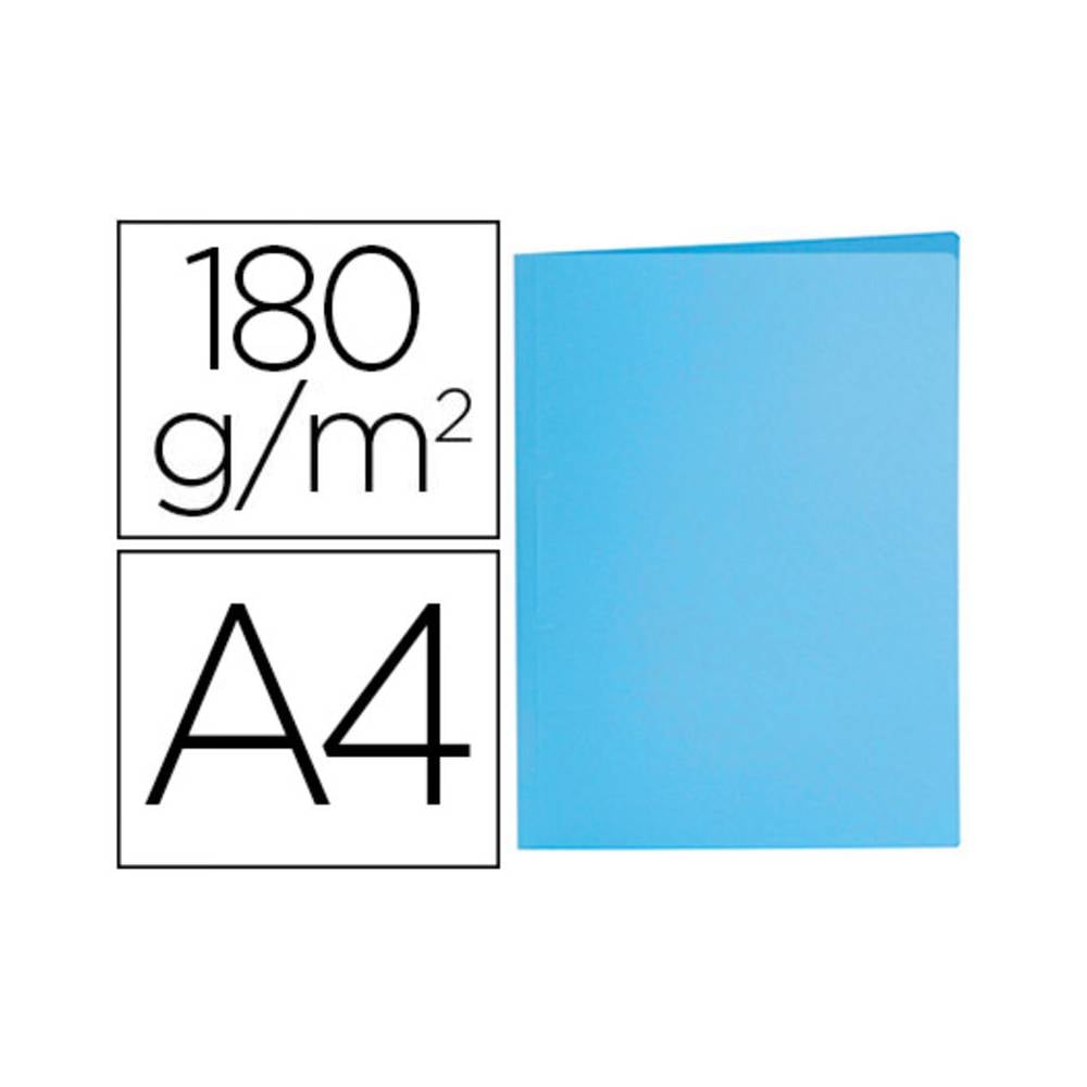 Subcarpeta liderpapel a4 azul pastel 180g/m2