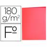 Subcarpeta liderpapel folio rojo pastel 180g/m2 - SC38