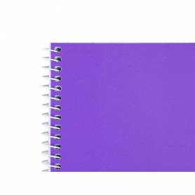 Cuaderno espiral liderpapel a4 micro smart tapa blanda 80h60gr cuadro 5mm doble margen 4 taladros colores surtidos