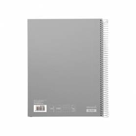 Cuaderno espiral liderpapel a5 micro jolly tapa forrada 140h 75 gr horizontal 5 bandas6 taladros colores surtidos