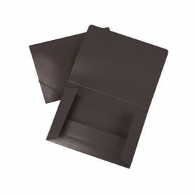 Carpeta liderpapel portadocumentos solapas polipropileno din a3 negro opaco lomo flexible