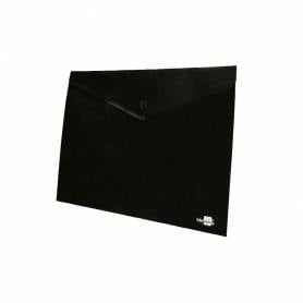 Carpeta liderpapel dossier broche polipropileno din a4 negro opaco 50 hojas