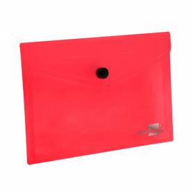 Carpeta liderpapel dossier broche polipropileno din a7 rojo translucido