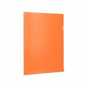 Carpeta liderpapel dossier uñero polipropileno din a4 naranja fluor opaco 20 hojas