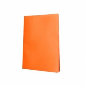 Carpeta liderpapel escaparate 20 fundas polipropileno din a4 naranja fluor opaco