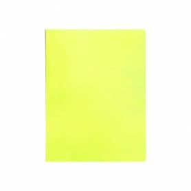 Carpeta liderpapel escaparate 80 fundas polipropileno din a4 amarillo fluor opaco