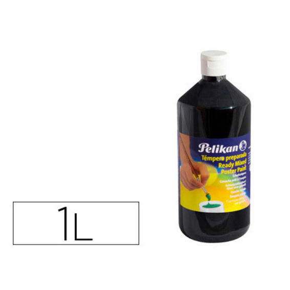 Tempera pelikan escolar 1000 ml 742/1000ml negro n. 11