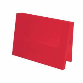 Carpeta liderpapel portadocumentos polipropileno dina4 rojo translucido lomo 50 mm