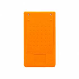 Calculadora liderpapel bolsillo xf10 8 digitos solar y pilas color naranja 115x65x8 mm