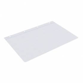 Recambio liderpapel a4 100 hojas 100g/m2 cuadro 3mm con margen 4 taladros