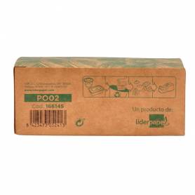 Portarrollo sobremesa liderpapel ecouse 100% plastico reciclado para cinta de 33 mt color verde