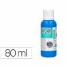 Pintura acrilica liderpapel bote de 80 ml cian - DC04