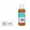 Pintura acrilica liderpapel bote de 80 ml marron - DC06