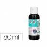 Pintura acrilica liderpapel bote de 80 ml negro - DC08